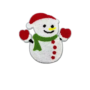 Новый дизайн: нашивки из шенилла с крупными блестками и пайетками в виде Санты, для детской одежды, экологичные, термоаппликации, 2025 год - Product Image 5