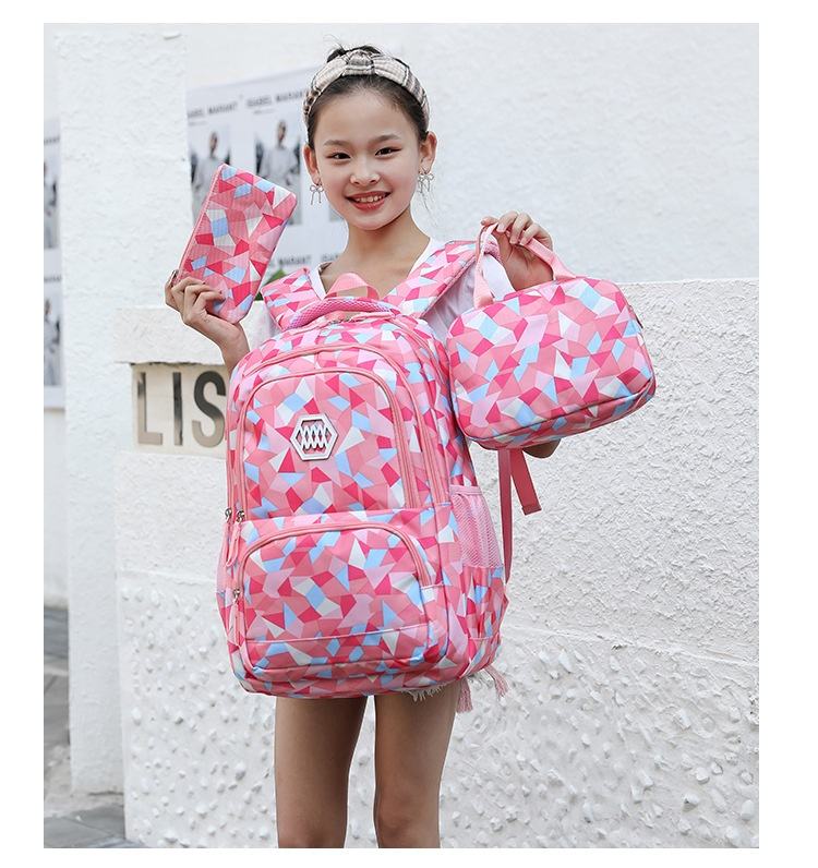 Cute Printing 3-Piece Kids School Bag Set - Image 6