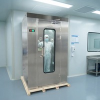 Douche d'air personnalisée en acier inoxydable 304 avec filtre HEPA pour salle blanche, idéale pour les industries électronique et alimentaire