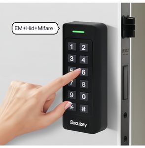 Abs Waterdichte Wiegand-Lezer Digitale Toetsenbordlezer Met Achtergrondverlichting 125Khz Em Hid 13.56Mhz Mf-Kaartlezer Voor Toegangscontrolesysteem - Product Image 1