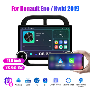 Autoradio Android 11.8 pouces 2Din pour Renault <span class=keywords><strong>Eno</strong></span> / Kwid 2019 2K QLED écran voiture stéréo lecteur DVD Carplay Android Auto - Product Image 2