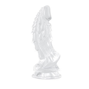 Dildo réaliste transparent extra large de haute qualité certifié CE, en cristal, étanche, avec ventouse, modèle monstre, nouveauté - Product Image 4