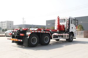 รถบรรทุกขยะแบบตะขอเกี่ยว SHACMAN M3000 L3000 X3000 6X4 พร้อมกำลังดึง 30 ตัน สำหรับใช้งานในครัวเรือน งานสุขาภิบาล และงานก่อสร้าง - Product Image 5