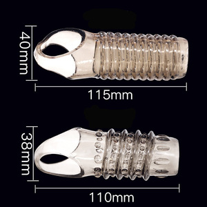 Eco-Friendly Real Touch Feeling Penis Ring <b>Vibrator</b> for Men-Silicone Rubber Strong <b>Vibration</b> Delay Ejaculation Adult Sex Toy - Product Image 5