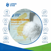 Stabilisateur de pH au citrate dihydraté LEMON STAR à haute transmission lumineuse, qualité alimentaire, certifié Halal/Kosher, pour pâtisserie, bonbons gélifiés et confitures