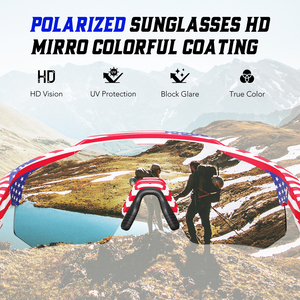 Gafas de Sol Deportivas Unisex Personalizadas, Irrompibles, para Ciclismo y Softbol, <span class=keywords><strong>Lentes</strong></span> TAC de Alta Calidad, Polarizadas, UV400, para Bicicleta de Montaña, Running - Product Image 6
