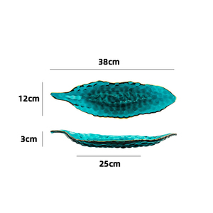 <span class=keywords><strong>Assiette</strong></span> <span class=keywords><strong>de</strong></span> poisson décorative irrégulière en cristal <span class=keywords><strong>de</strong></span> <span class=keywords><strong>pois</strong></span> verts avec bordure dorée pour la décoration <span class=keywords><strong>de</strong></span> la maison plateaux d'affichage <span class=keywords><strong>de</strong></span> service <span class=keywords><strong>de</strong></span> nourriture <span class=keywords><strong>de</strong></span> Sushi <span class=keywords><strong>de</strong></span> fruits - Product Image 5