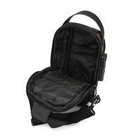 Sac de poitrine Lvteng décontracté et tendance, sportif, antivol, avec fermeture éclair, en tissu imperméable et résistant à l'usure, personnalisable avec logo, pour homme, idéal pour l'extérieur