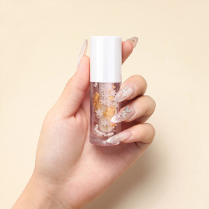 Huile à lèvres transparente végane à tête de brosse large et tige épaisse, baume à lèvres hydratant, gloss à lèvres écologique 6ml - Product Image 4