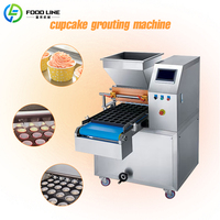 Machine industrielle de fabrication de cupcakes, machine automatique de production de cupcakes, prix de la machine à cupcakes, machine d'emballage de cupcakes