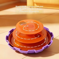 Jouet anti-stress pour chat, distributeur de nourriture à bascule, soucoupe volante éducative pour animaux, distributeur automatique de nourriture pour chien.