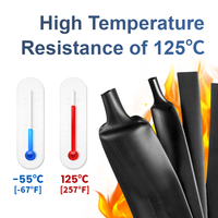 Kit de gaines thermorétractables fines en polyoléfine résistantes à la chaleur Yilian, 560 pièces