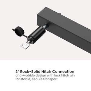 <span class=keywords><strong>Portabici</strong></span> da Gancio Traino CBR10-22H per 2 Bici Elettriche, Design Pieghevole, Supporto per E-Bike con Barra Inclinata per Auto, Camion, <span class=keywords><strong>SUV</strong></span> - Product Image 2