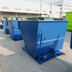 Promotion : Conteneur à déchets métallique écologique à bascule pour chariot élévateur, capacité 0,5-4 m³ - Product Image 3