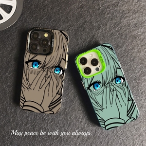 เคสโทรศัพท์มือถือสีสันเงินลายอนิเมะยอดนิยมสำหรับ <span class=keywords><strong>iPhone</strong></span> 16 PLUS 15 <span class=keywords><strong>PRO</strong></span> <span class=keywords><strong>MAX</strong></span> 14 13 <span class=keywords><strong>12</strong></span> 11เคสด้านหลังมือถือ - Product Image 3