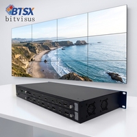 Controlador Industrial de Pantalla Múltiple 8K de 15 Canales, Empalme MxN, Configuración IP, Conexión de Alimentación CEC TV para Pantallas LED Publicitarias en Centros Comerciales