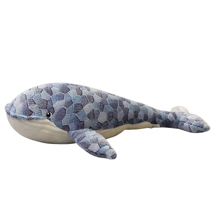 Commercio all'ingrosso creativo simulato squalo animale morbido custhion cuscino farcito giocattolo della peluche gigante balena come regalo per i bambini o gli amici