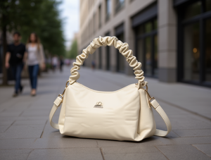 Women's Handheld Dumpling <b>Shoulder</b> Bag Microfiber Synthetic Leather Single <b>Strap</b> Zipper Closure Fashion All Seasons - Product Image 2