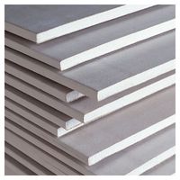 Prime panneau de plâtre/plaque de plâtre/plafond en cloisons sèches renforcé de fibres de verre naturelles de haute qualité