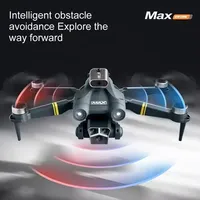 Drone M3 Max en gros pour débutants, caméras doubles 4K UHD, moteur sans balais, évitement intelligent des obstacles, pliable, prêt à l'emploi