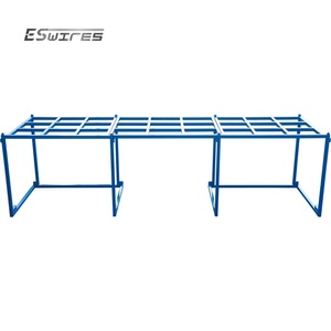 Estante de conexión de tipo invertido soldado apilable de almacenamiento de almacén de recubrimiento en polvo - Product Image 3