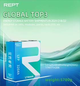 REPT 314ah a级高容量ess长寿命周期<span class=keywords><strong>3</strong></span>.2V Lifepo4电池储能系统锂棱柱LFP 8000倍 - Product Image 3