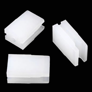 Nindejin BSNL-FSKDZ 10 pièces/sac Colonne d'entretoise à trois trous en nylon blanc pour diode LED, connecteurs rectangulaires en plastique M3 - Product Image 1