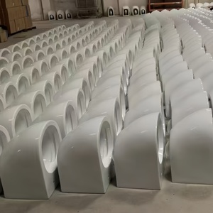 Toilette intelligente murale, WC bidet automatique sans réservoir, équipement sanitaire commercial pour projets hôteliers - Product Image 4