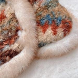 Chaleco de Lana Fair Isle con Forro Polar, Abrigo Cálido para Mujer, Otoño Invierno - Product Image 4