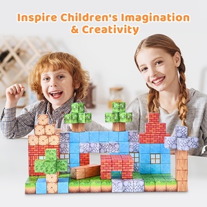 Serie Forest di BY, 157 Pezzi, Blocchi Magnetici Educativi Fai-da-Te, Modello 3D, Gioco Antistress - Product Image 3