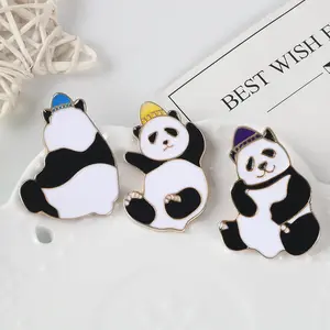 Uw Eigen Ontwerp Leuke Emaille Pin/Panda Revers Pin Badge