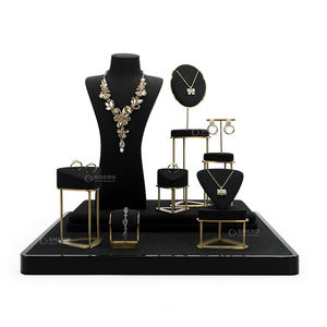 Présentoir à bijoux personnalisé pour exposition, support pour bagues, boucles d'oreilles, colliers, présentoir de rangement, ensemble d'emballage pour bijoux - Product Image 6