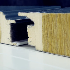 Panel Sándwich de Lana de Roca con Borde Sellado de PU, Resistente al Fuego, para Paredes - Product Image 2