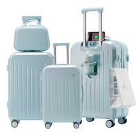 Bagage à roulettes 20 24 28 pouces grandes valises 4 pièces valise extensible à roulettes coffret à roulettes ensemble valise et sac
