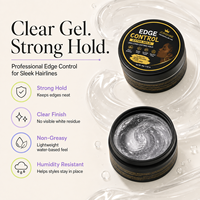 Gel Coiffant Fixation Extra Forte à Base d'Eau pour Perruques Lace, Marque Blanche, Vente en Gros