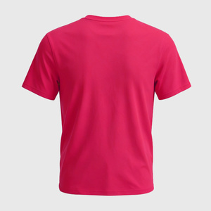 Camiseta de Algodón de Punto para Hombre, Cuello Redondo, Manga Corta, Color Rojo, Corte Regular, Estilo Casual - Product Image 4