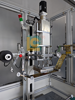 Máquina de Estampagem a Quente Industrial de Alta Precisão LC Semi-Automática Pneumática 220V com Controle Servo PLC