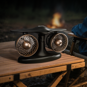 Kipas portabel bentuk pesawat Desktop merek pribadi pendingin udara gaya unik tersedia di pasar pabrik - Product Image 4