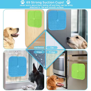 <span class=keywords><strong>Pet</strong></span> Silicone Slow Feeding Mat Hot Sale Atacado New Style Bottom Non-slip Design Alivia <span class=keywords><strong>Dog</strong></span> Ansiedade Slow Feeding <span class=keywords><strong>Bowl</strong></span> - Product Image 5