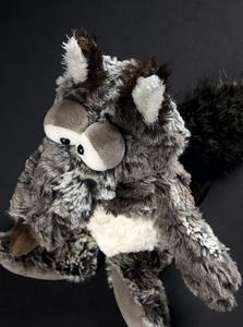 Peluche Personalizzato di Lupo Selvaggio, Morbido Pupazzo Animale con Coda Lunga - Product Image 4