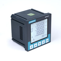 Medidor de Energía Digital Trifásico de 400Hz con Pantalla LCD, Medidor de Energía Multifunción, Analizador de Calidad de Energía RS485 para Aplicaciones de CA