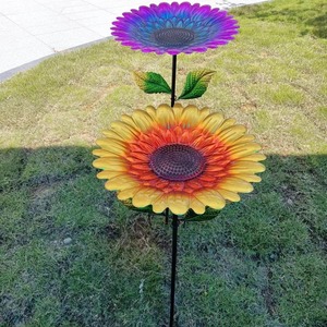 Personnalisé NOUVEAU Fer Art Bouchon de Sol <span class=keywords><strong>Tournesol</strong></span> Mangeoire À <span class=keywords><strong>Oiseaux</strong></span> Bassin De Bain D'<span class=keywords><strong>oiseaux</strong></span> Cour Extérieure Installation Simple Mangeoire À <span class=keywords><strong>Oiseaux</strong></span> - Product Image 2