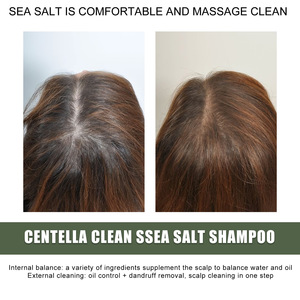 Private Label Cleansing Hair <b>Scalp</b> Scrub <b>Exfoliating</b> and Nourishing Hair Care Sea Salt Hair Repair Shampoo - Product Image 3