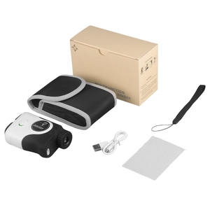 Telémetro Láser de 1500m con Aumento de 6.5x, Pantalla LCD, Telémetro de Mano para Golf al Aire Libre con Estuche de Transporte y Cable de Carga - Product Image 1