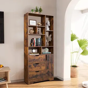 Estantería moderna y elegante, con su diseño llamativo y limpio, esencial para ordenar espacios de oficina, librería estándar - Product Image 5