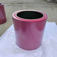 Tambour de fer de couleur rouge, rouleaux en caoutchouc de riz SBR NBR de 10 pouces pour husker de riz