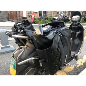 Sacoches de <span class=keywords><strong>moto</strong></span> 100% imperméables en PVC, grande capacité 25L, <span class=keywords><strong>sac</strong></span> sec durable sans support avec système de connexion par harnais - Product Image 5