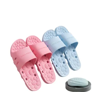 具有竞争力的价格中国制造屋女性防滑聚氯乙烯露趾平底鞋拖鞋