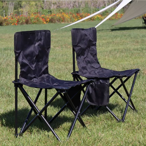 Outdoor Folding Chair Set With <b>Table</b> Portable Camping Picnic <b>Garden</b> Furniture Black <b>Foldable</b> Lightweight Rectangular Design - Product Image 1