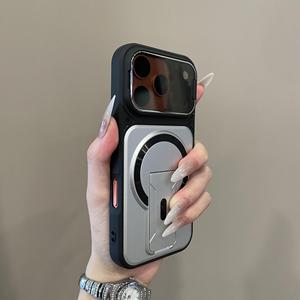 Magnetic <b>Phone</b> Case For iPhone 18 17 16 Pro Max Multi‑Function Invisible Dual Kickstand Shockproof With Camera Lens <b>Protector</b> - Product Image 5
